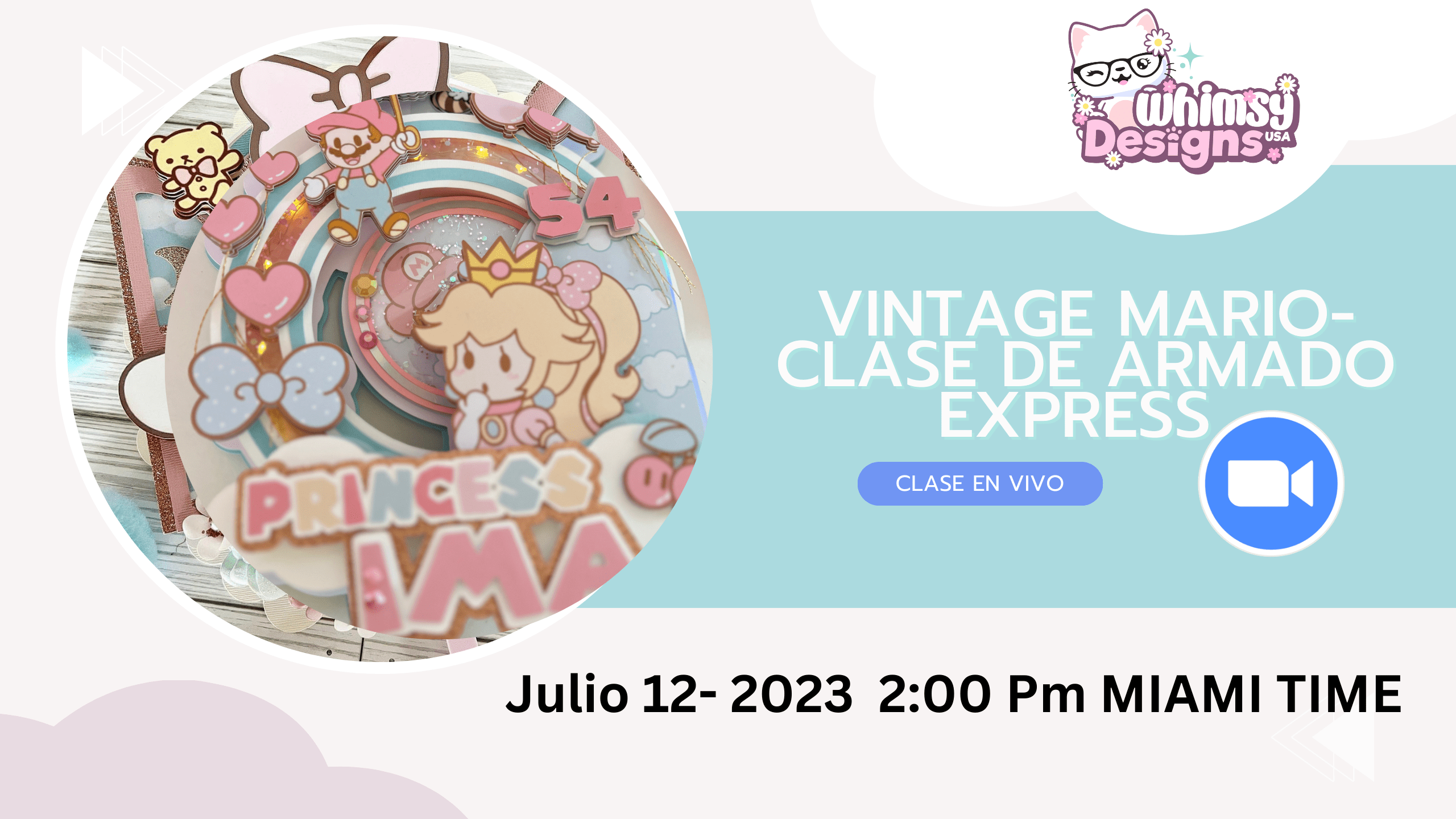 Vintage Mario – Colores Pasteles
