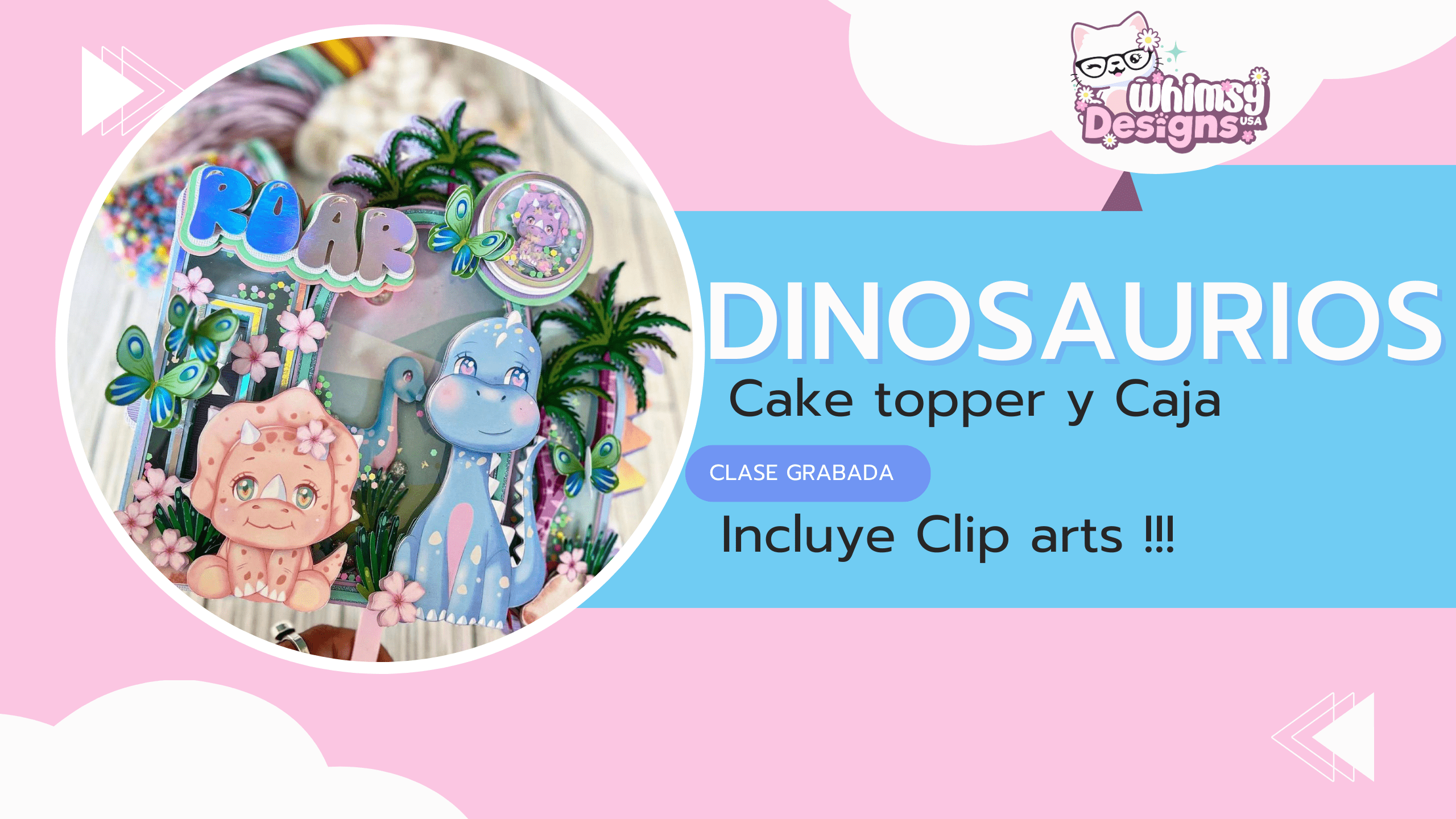 Caketopper Dinosaurio