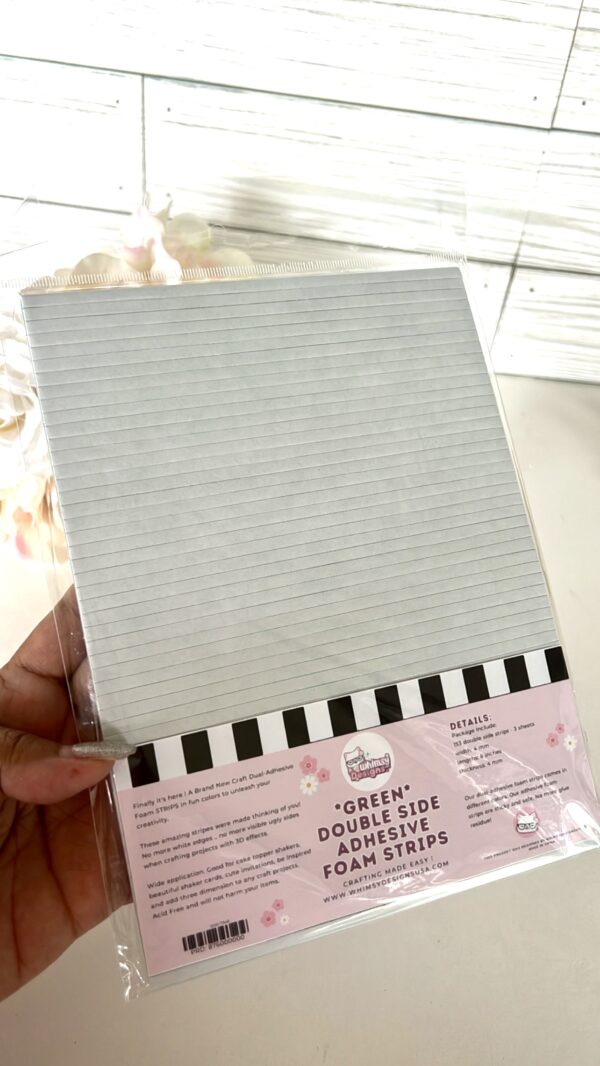 Doble side tape stripes - VERDE - Green