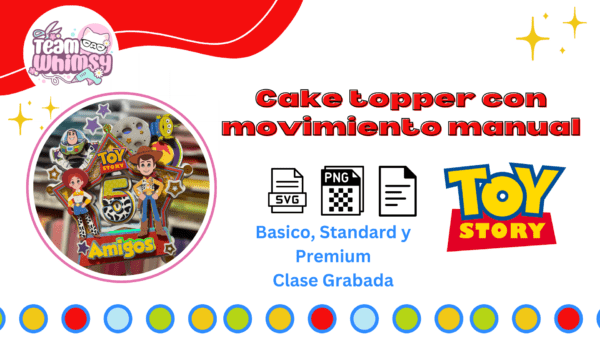 Cake topper TOY STORY - Movimiento manual