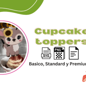 Cupcaketopper y empaque - Woodland animals