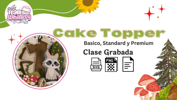 Cake Topper - WOODLAND