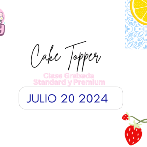 Cake topper - Limones y Fresas !