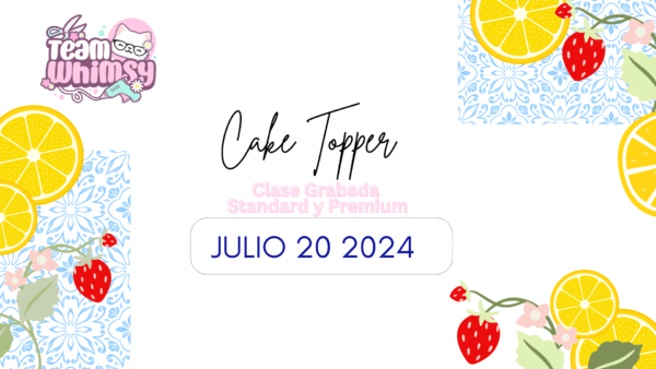 Cake topper - Limones y Fresas !