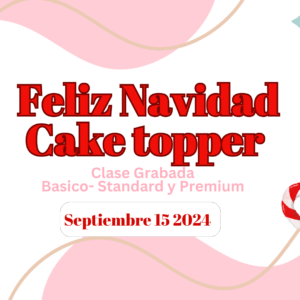 Cake topper *Feliz Navidad*