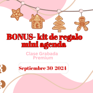 Bonus - Mini Agenda Navidad 2025