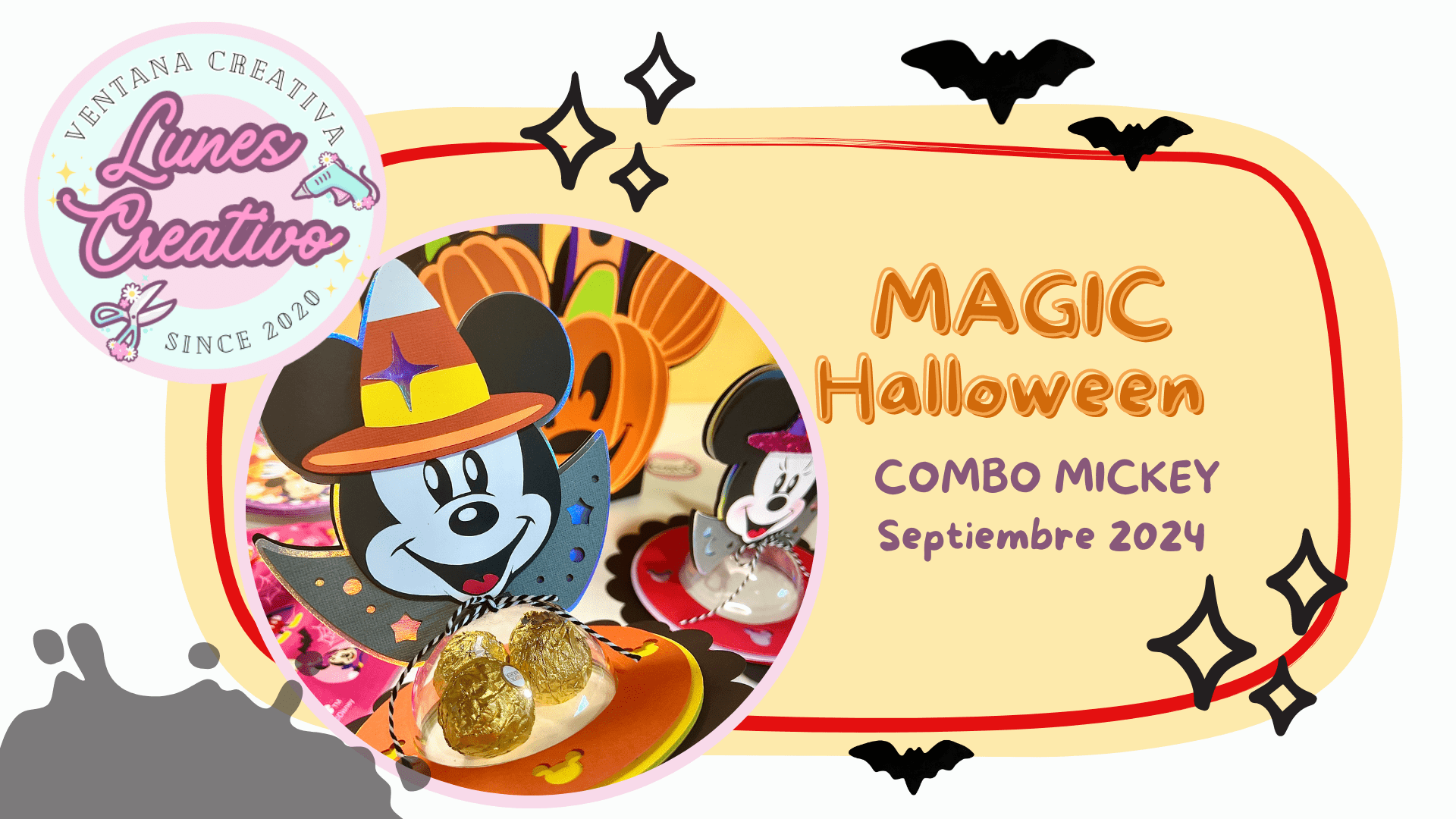 Lunes Creativo- Halloween Magic – Mickey