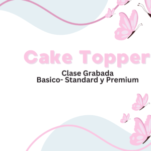 Cake Topper - Mariposas