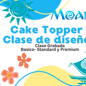 Cake Topper - Clase Diseno - Moana 2