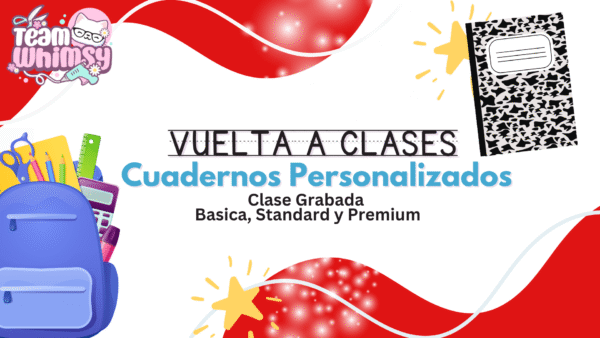 Cuadernos Personalizados - Vuelta a clases
